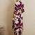 Burgundy printed viscose rayon kurta trouser set
