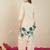 White printed pure cotton kurta trouser set