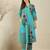 Multicolor printed pure cotton kurta trouser set
