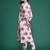 Grey printed pure cotton kurta trouser set
