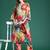 Multicolor printed pure cotton kurta trouser set