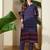Blue printed pure cotton kurta trouser set