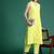 Green printed pure cotton kurta trouser set