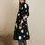 Black printed pure cotton kurta trouser set