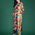 Multicolor printed pure cotton kurta trouser set