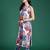 White printed pure cotton kurta trouser set