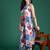 White printed pure cotton kurta trouser set
