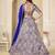 Royal Blue Brocade Zari Weaving lehenga choli set