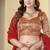Red Brocade Zari Weaving lehenga choli set