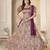 Wine Brocade Zari Weaving lehenga choli set