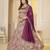 Wine Brocade Zari Weaving lehenga choli set