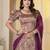 Wine Brocade Zari Weaving lehenga choli set
