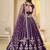 Wine Georgette Embroidery, Sequins Work lehenga choli set