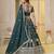 Dark Green Embroidery Zari, Sequins Work lehenga choli 