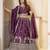 WINE Embroidery Zari, Sequins Work lehenga choli 