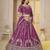 Pink Embroidery Zari, Sequins Work lehenga choli 