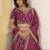 Pink Embroidery Zari, Sequins Work lehenga choli 