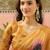 Mustard  cotton saree