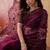 Purple embroidered  sarees