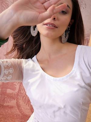 White embroidered  sarees 4