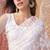 White embroidered  sarees
