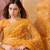 Mustard embroidered  sarees