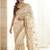 White embroidered sarees with blouse piece