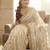 White embroidered sarees with blouse piece