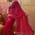 Pink pink chiffon fancy party wear 2026 sarees