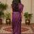 Purple girls ready to wear sarees