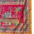 Yellow women ethnic motifs printed viscose rayon saree