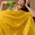 Yellow ethnic motifs woven design saree with unstitched blouse