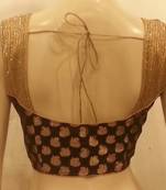 Smashing Black party wear blouse