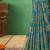 Grey printed saree with blouse grey piece