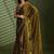 Gold beads stones silk satin party sarees