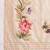 Cream adults-women floral printed with embroidered border saree with unstitched blouse