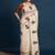 Cream floral printed with embroidered border saree with unstitched blouse