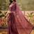 Pink embellished saree with blouse piece