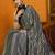 Grey ethnic motifs printed saree