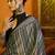 Grey ethnic motifs printed saree