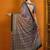 Red printed block print saree with blouse