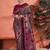 Pink ethnic motifs woven design zari saree