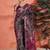 Pink woven design zari saree with unstitched blouse
