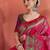 Pink woven design zari saree with unstitched blouse