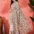 White embroidered saree with blouse piece