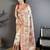 Off white woven design silk blend handloom jamdani saree