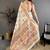 Off white woven design silk blend handloom jamdani saree