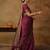 Black woven design sarees with blouse piece