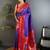 Lavender woven design paithani sarees with blouse