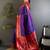 Lavender woven design paithani sarees with blouse